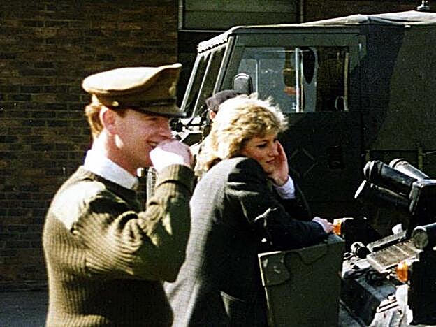 James Hewitt junto a Diana de Gales.