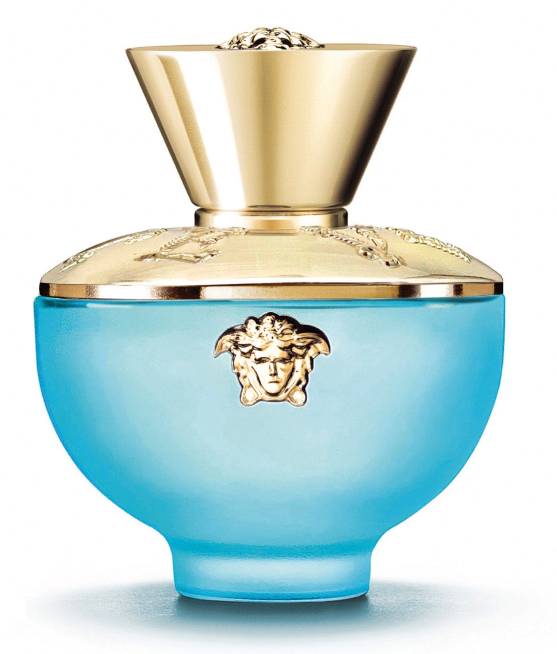 VERSACE. Dylan Turquoise (101 €). Un prodigio de la perfumería, con más del 85% de sus materias primas biodegradables.