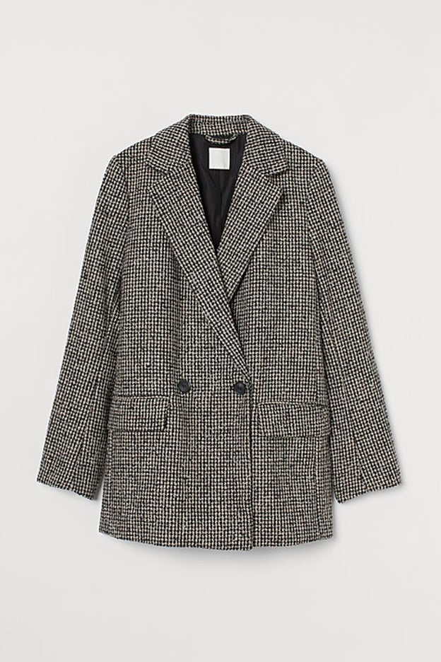 Americana en bouclé hasta la XXL de H&M.