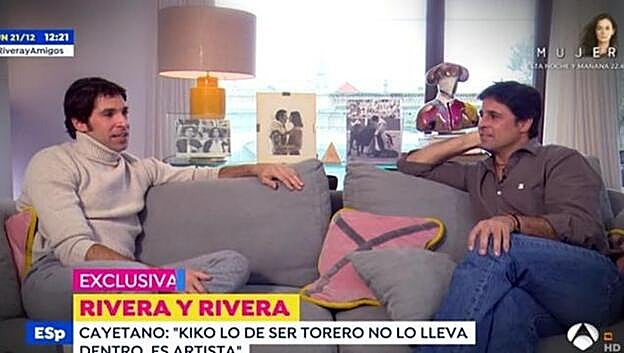 Los hermanos Rivera en ese cara a cara en 'Espejo Público'.