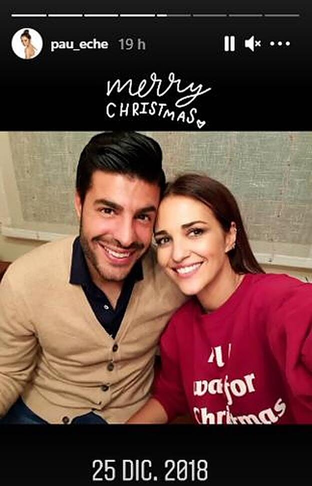 Paula Echevarría comparte una foto de su primera Navidad junto a Miguel Torres.