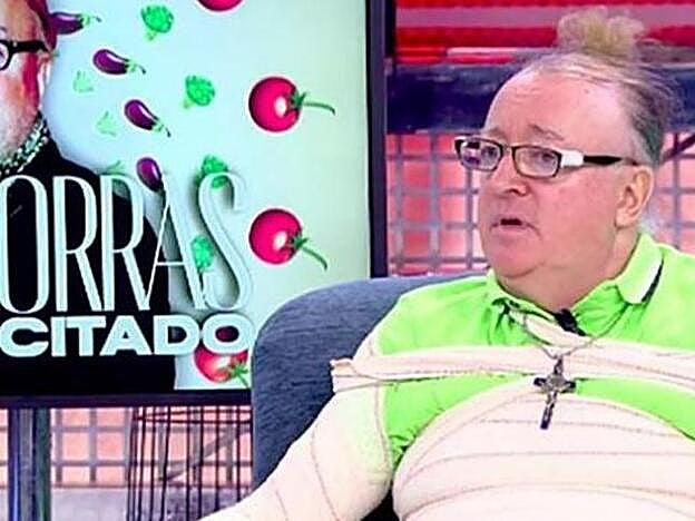 Paco Porras en una de sus últimas intervenciones en televisión.