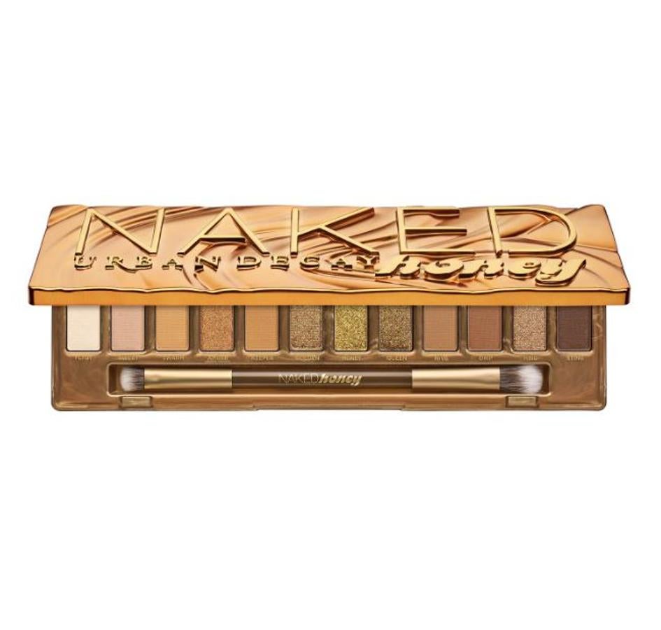 Paleta de sombras en tonos dorados, de Urban Decay (38,49 euros).