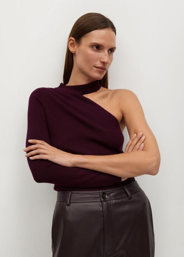 To de punto con una manga larga, de Mango (19,99 €).