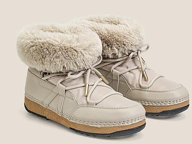 Disponible en color visón o negro, este botín es de lo más cómodo y calentito.