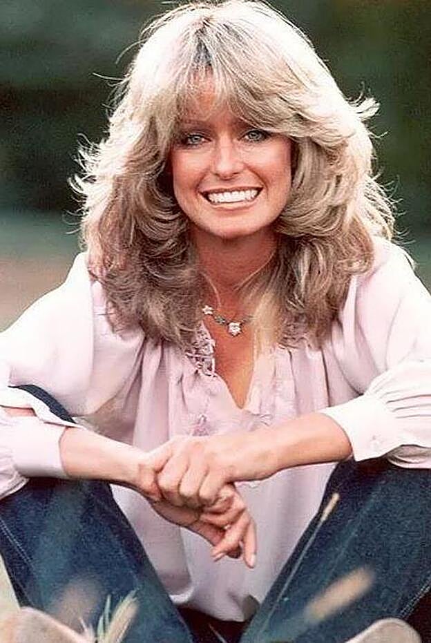 Farrah Fawcett en los 70.