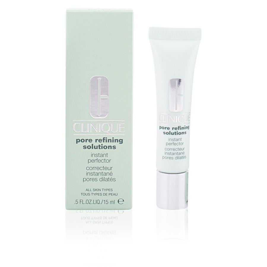 Pore Refining Ssolutions Instant Perfector de Clinique  es un corrector de poros instantáneo capaz de camuflar efectivamente y de manera inmediata los poros dilatados del rostro, dejando tras su uso, una piel mate, aterciopelada y uniforme. Cuesta 19,89 euros.