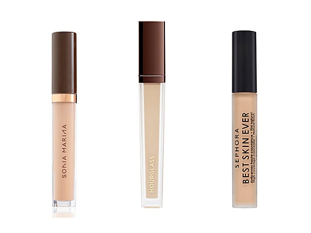Perfect Light Concealer de Sonia Marina (27,50 €). Vanish Airbrush Concealer de Hourglass (35,55 €). Best Skin Ever Anticernes de Spehora Collection (14,99 €).