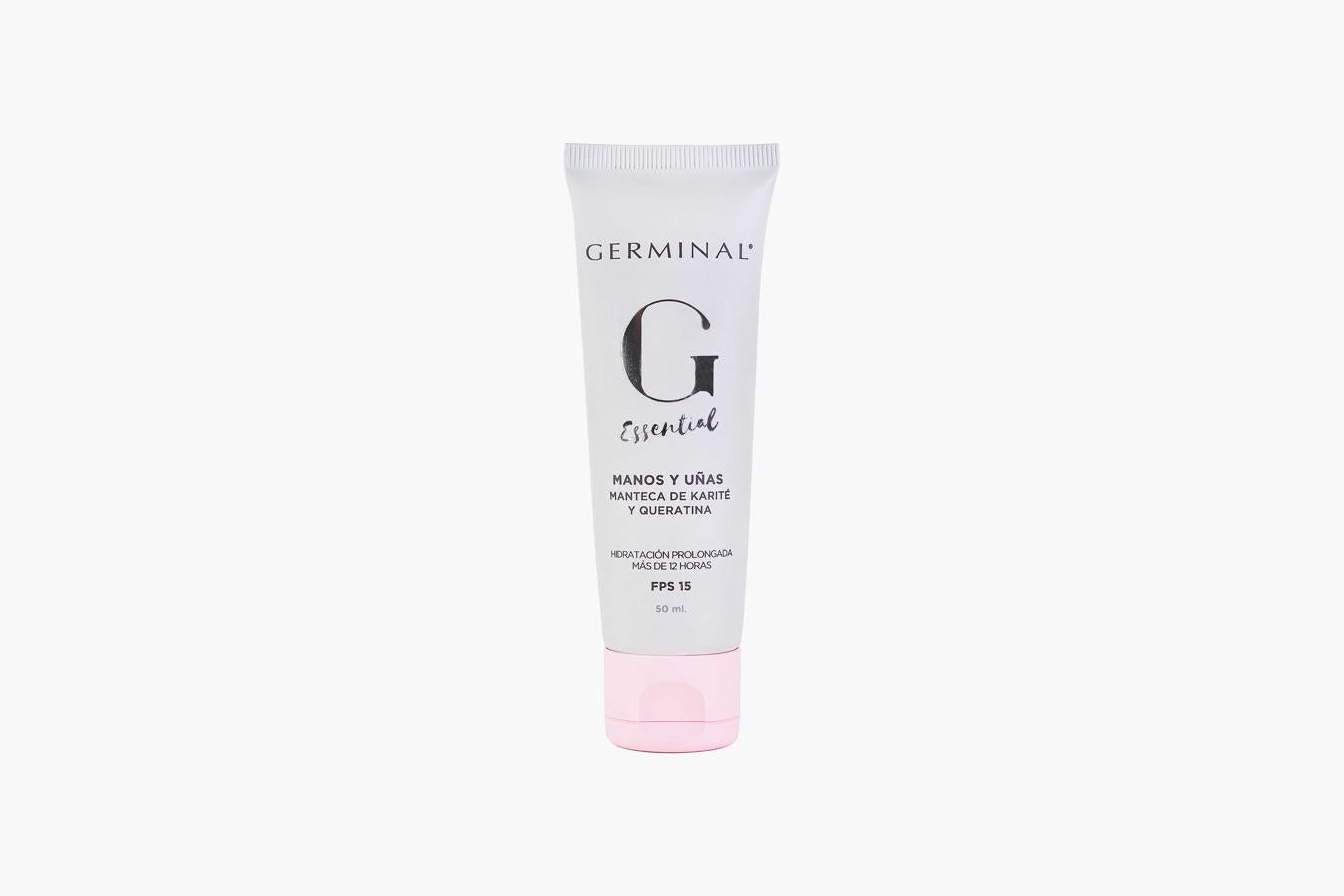 Es una crema de manos y uñas con textura no grasa y absorción inmediata de Essentials de Germinal que, además, contiene Manteca de Karité, para conseguir una hidratación intensiva, profunda y prolongada, protege la piel de tus manos hasta 12 horas y tiene una protección solar SPF 15 (8 euros).