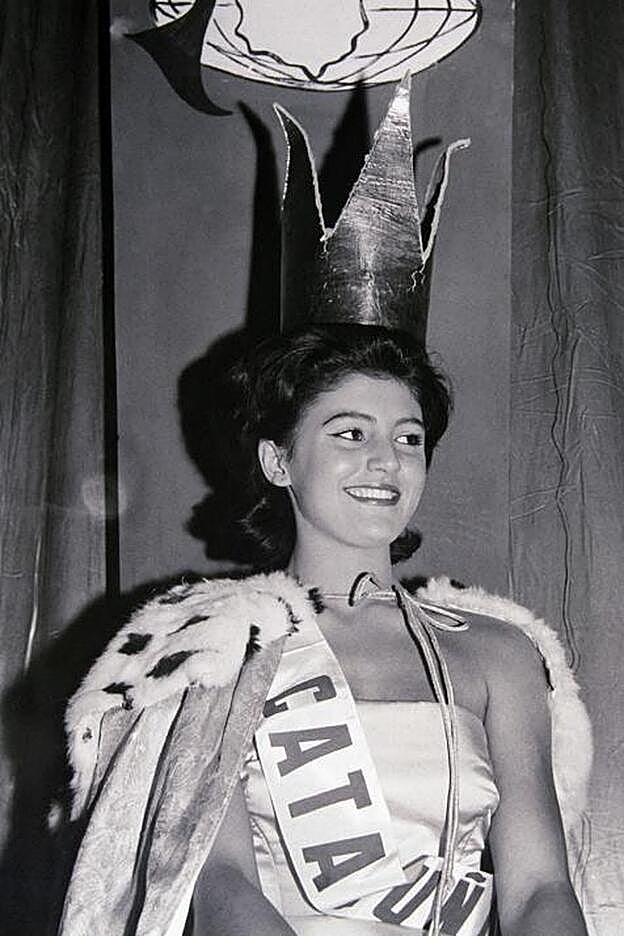 Coronada como Miss España, Carmen Cervera comenzó la conquista del mundo.