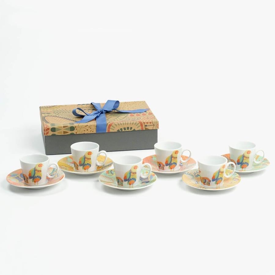 Este juego de café de seis piezas llenará de color tu mesa. Y está rebajado a 12.99 euros.