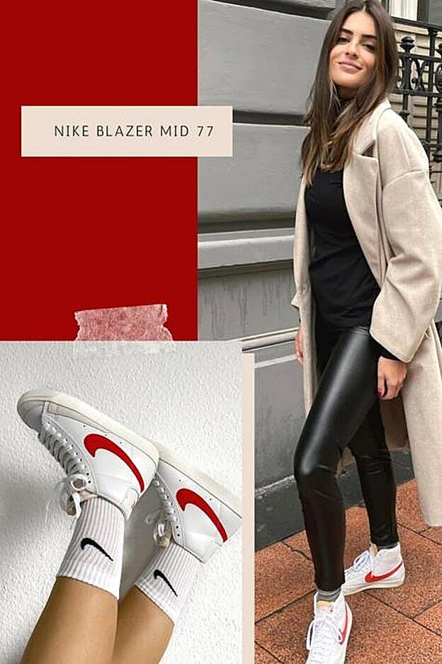 Susana Molina con sus Nike Blazer Mid 77