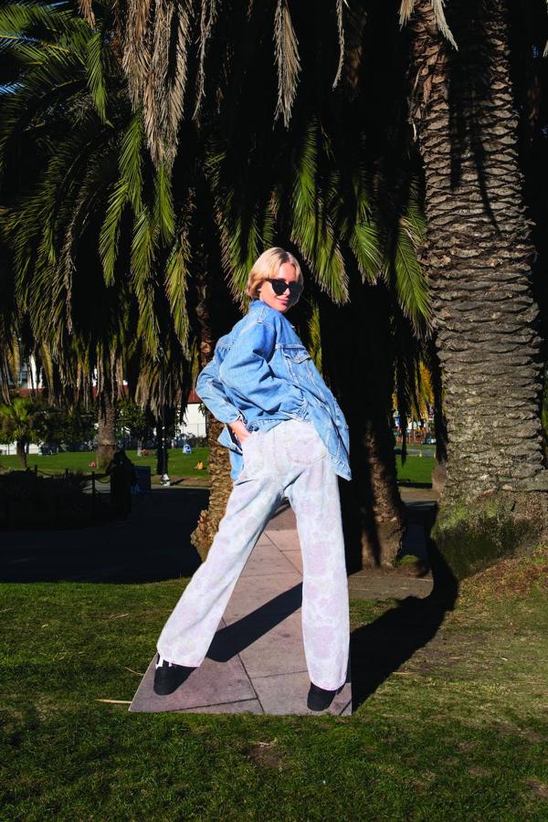 Imagen de la campaña de la colección de Levi's & Ganni.