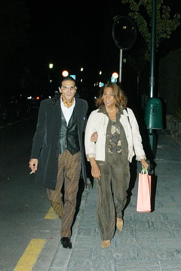 Charo Vega con José Soto 'Sorderita', cuando aún salían juntos.