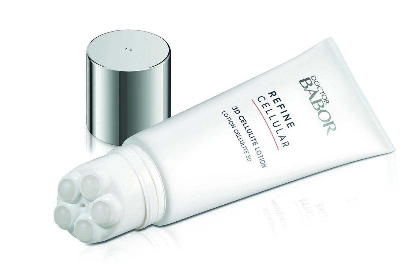 3D Cellulite Lotion de Babor es una loción reafirmante con efecto tridimensional para el tratamiento de la celulitis que promueve la firmeza del tejido conectivo y mejora visiblemente las irregularidades en la piel. El péptido Collagen Booster promueve la firmeza del tejido conectivo y alisa la superficie de la piel (54,95 euros).