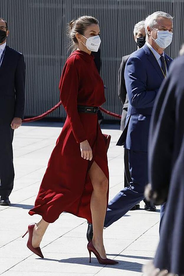 Letizia Ortiz durante el primer viaje oficial de un monarca español a Andorra
