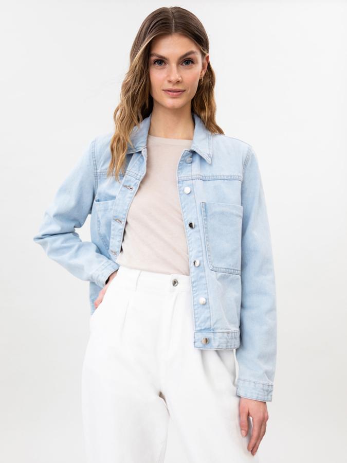 Cazadora vaquera de Lefties, (14,99 euros).