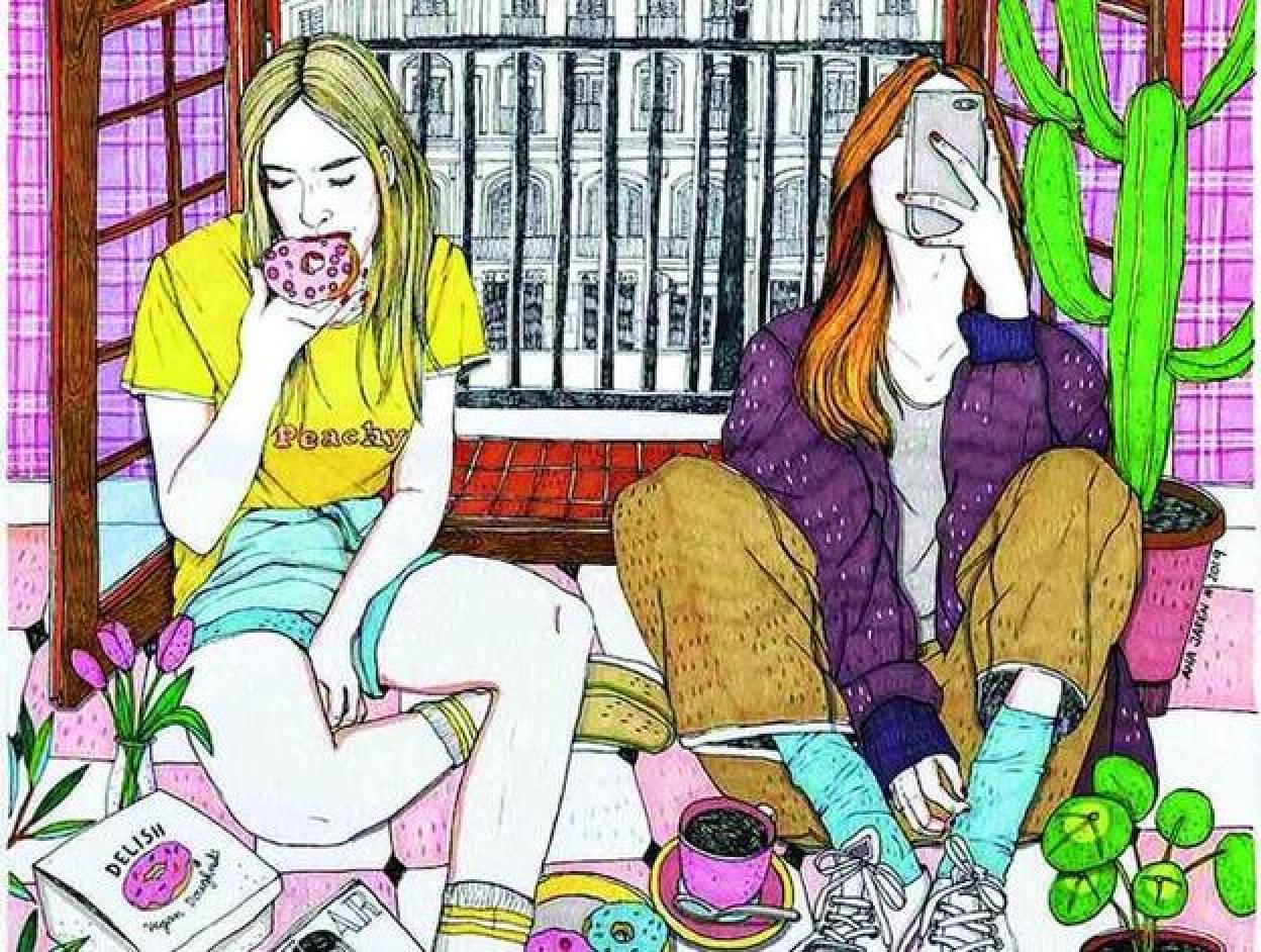 Las deslumbrantes ilustraciones de Ana Jarén son las auténticas protagonistas de esta historia intimista que celebra la amistad entre mujeres en todos los momentos de la vida. Pincha en la imágen si no sabes que leer y quieres ver nuestra selección de libros recomendados.