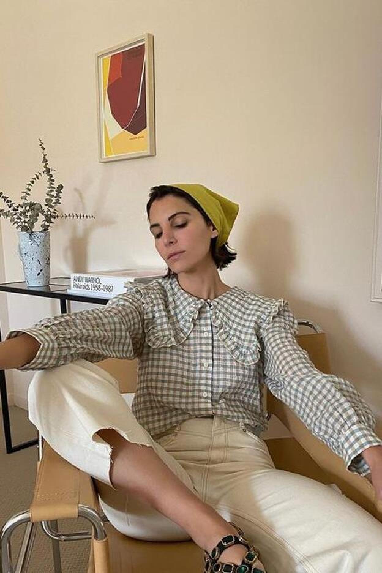 Pincha en la imagen para descubrir todas las prendas y accesorios de Mango con estampado de cuadros vichy.