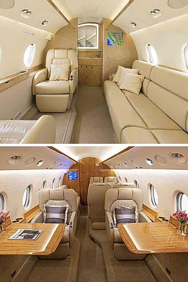 El modelo, Gulfstream G200, es el mismo que adquirió en 2015 Cristiano Ronaldo. El mantenimiento y los sueldos de la tripulación pueden superar el millón de euros al año.