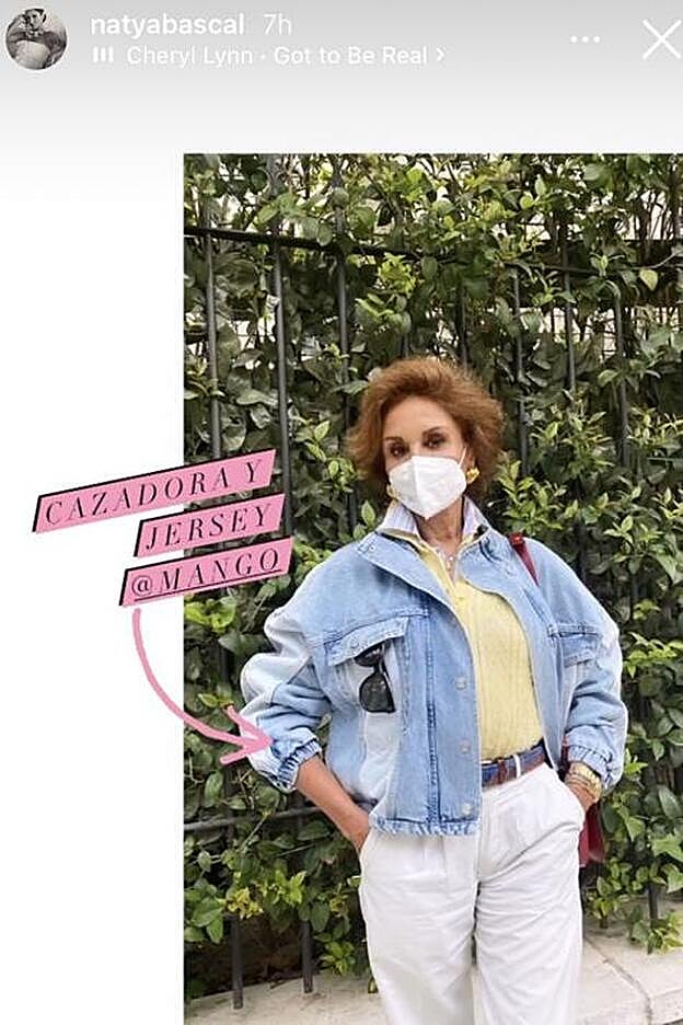 El look rejuvenecedor de Naty Abascal con prendas de Mango.