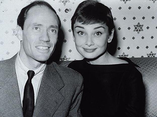 Audrey Hepburn y Mel Ferrer, su primer marido.