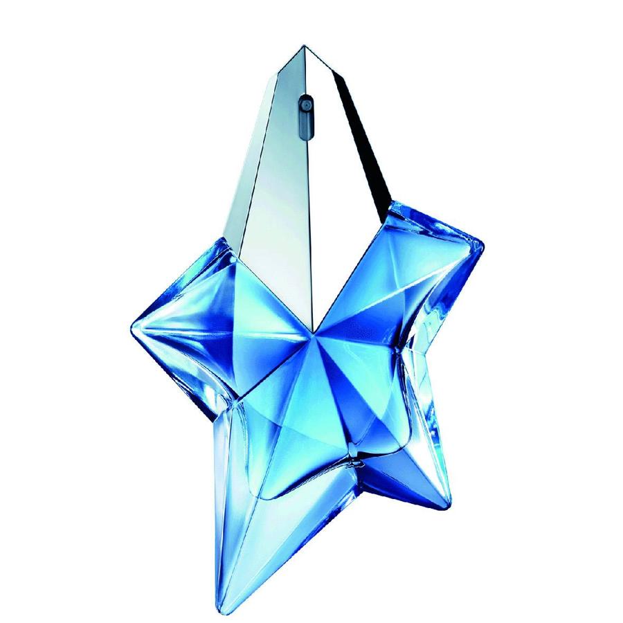 Mugler. Angel, la mítica fragancia golosa con frasco recargable en forma de estrella (152€ / 100 ml).