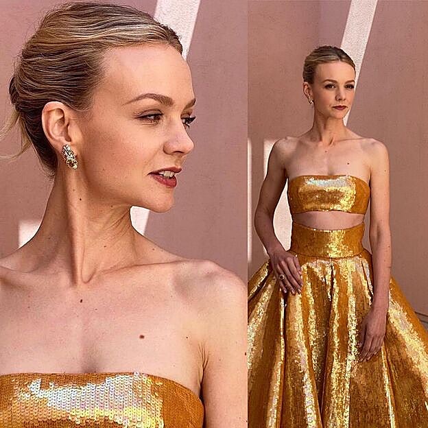 Para muchos Carey Mulligan ha sido de las favoritas de la alfombra roja en los Oscars 2021