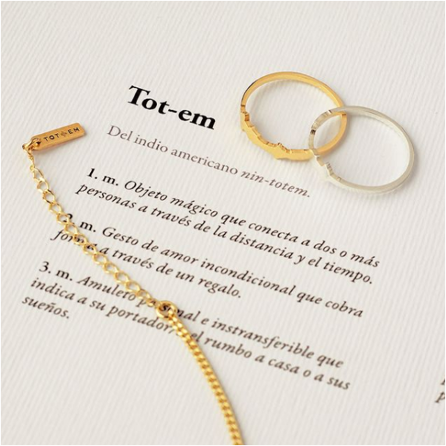 Una joya única y súper original de Tot-Em, que te permite grabar tu mensaje y personalizar collares, pulseras o anillos con la onda sonora de tu voz. Tu madre podrá escuchar tus palabras siempre que quiera desde la web de la marca.