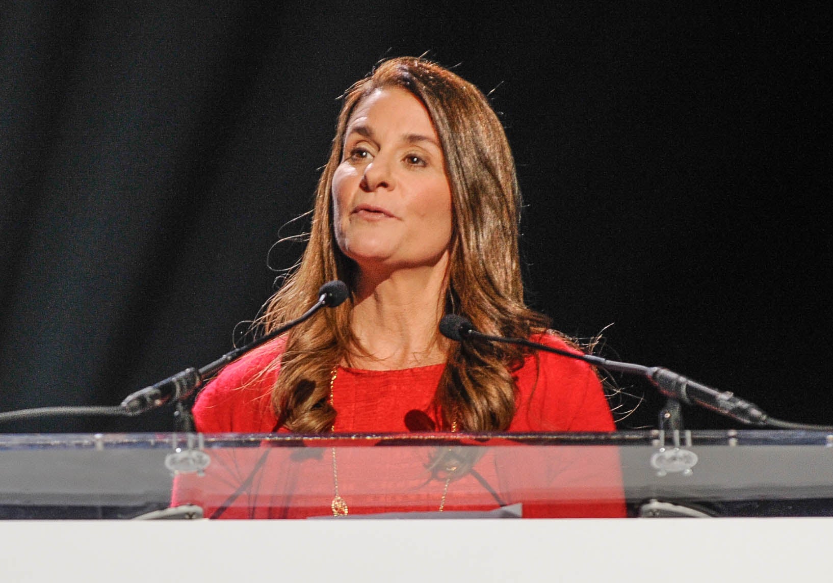 NEW YORK, NY - MARCH 10:  Melinda Gates attends Step It Up for Gender Equality Celebrates The 20th Anniversary Of The Fourth World Conference On Women In Beijing at Hammerstein Ballroom on March 10, 2015 in New York City.  (Photo by Esther Horvath/FilmMagic)