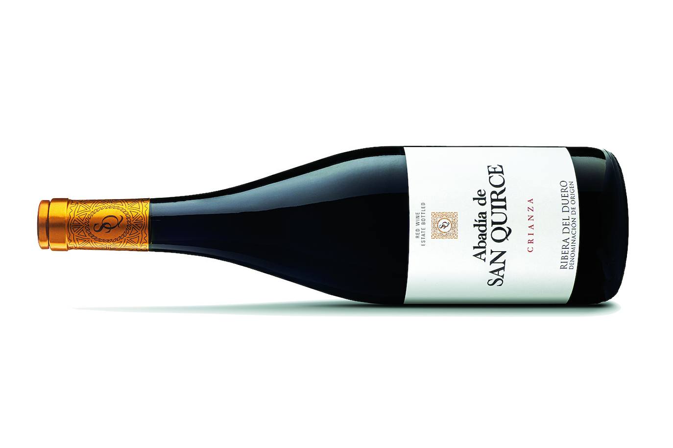 Botella de Abadía de San Quirce Crianza 2018, D.O. Ribera del Duero (16,25 €).