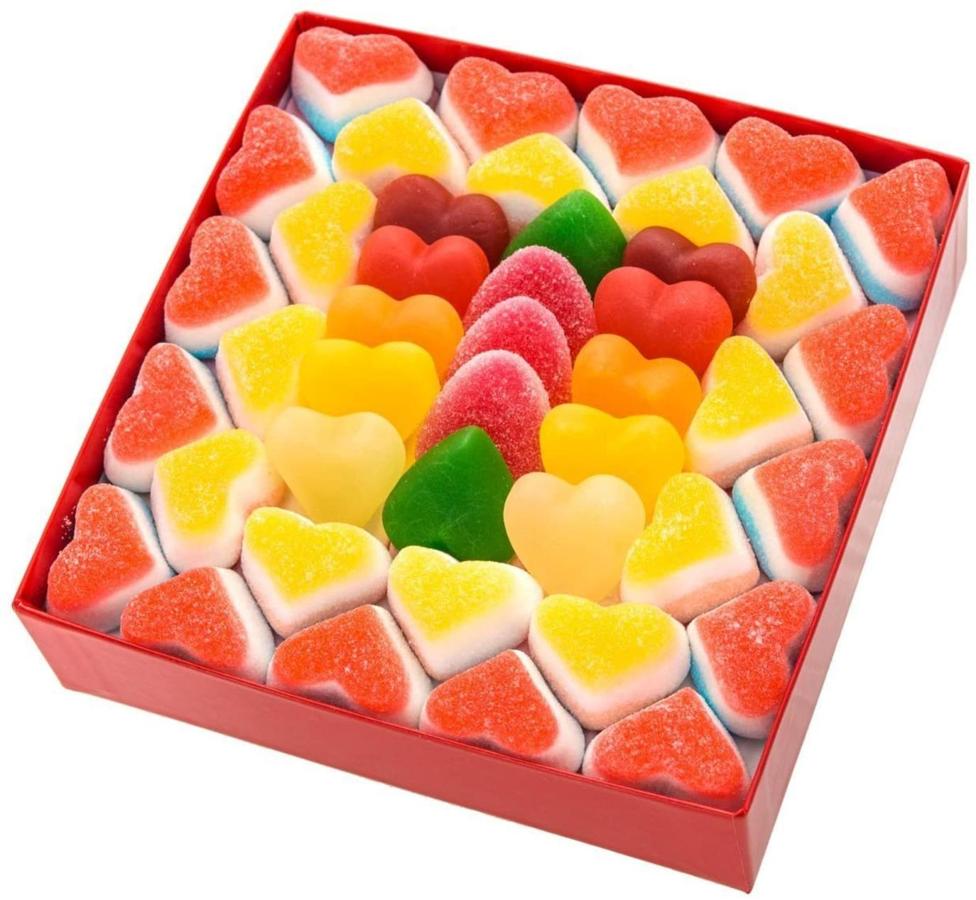 Caja con chucherías variadas de Golosin. Las encuentras en Amazon (15,75 €).