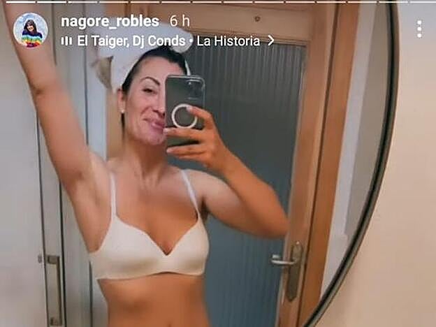 Nagore se ha trabajado a base de yoga, algo de cardio y una buena alimentación un cuerpo sano, tonificado y bien definido.