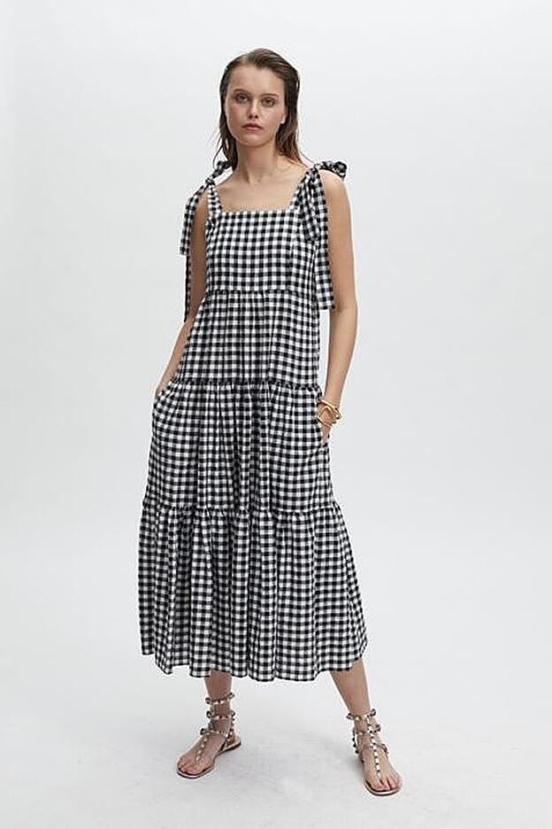 Vestido cuadros vichy Taylor Checks de Bad Habits.