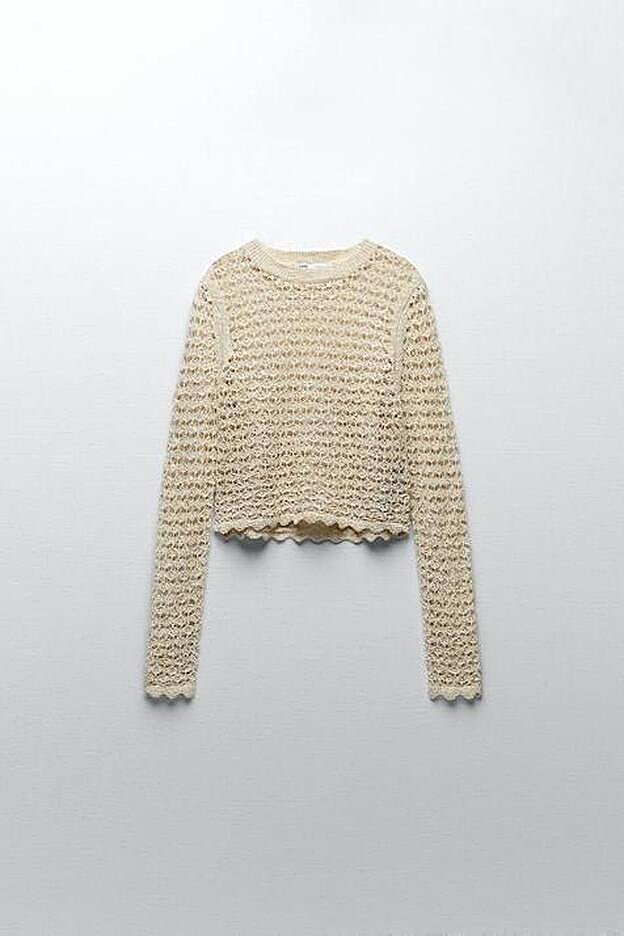 El jersey queda genial con vaqueros y bailarinas