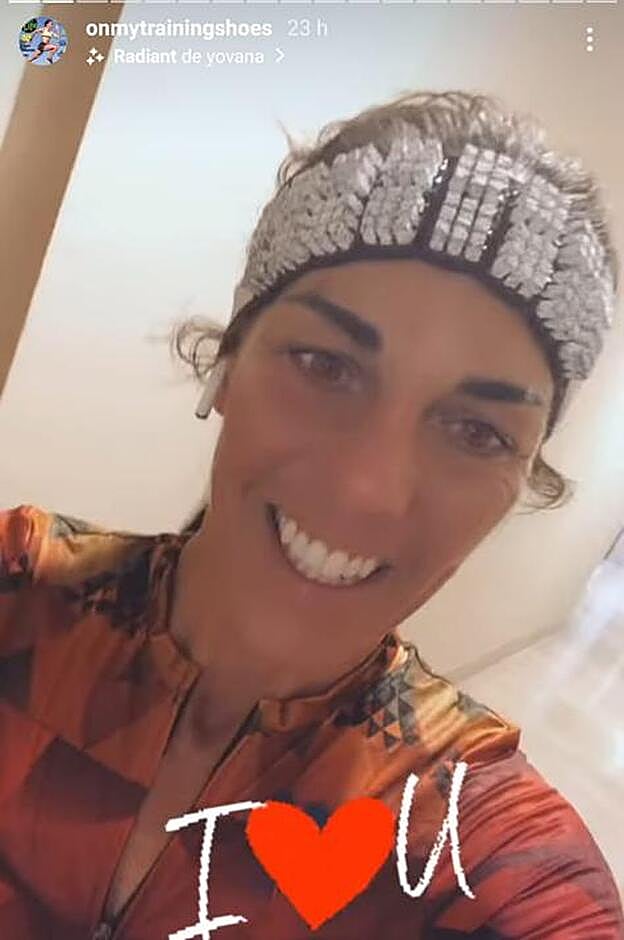 Últimamente la vemos utilizarla en casi todos sus entrenamientos