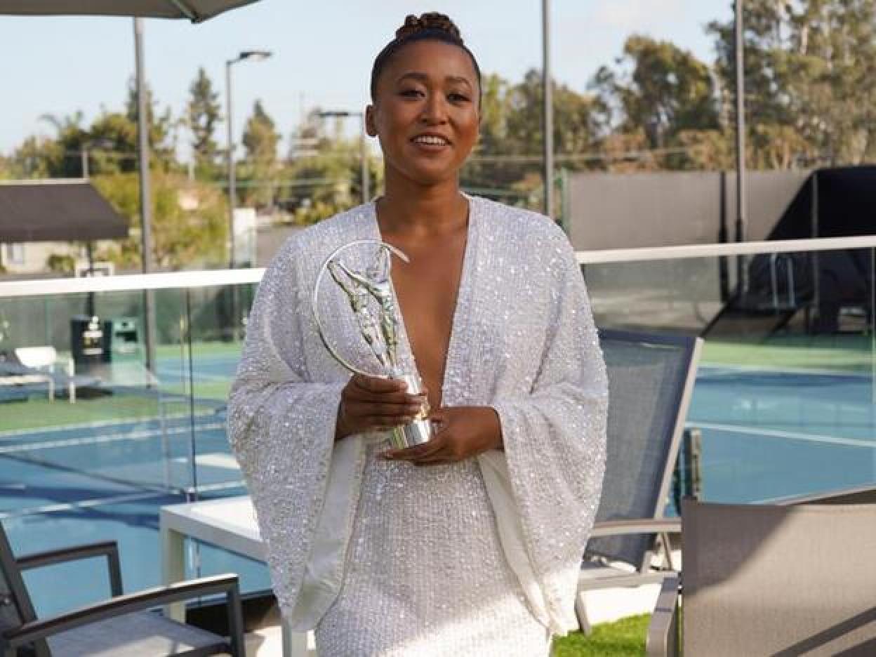 El pasado 6 de mayo, Naomi Osaka recibió el premio Laureus 2021 en una gala virtual que se celebró en Sevilla.