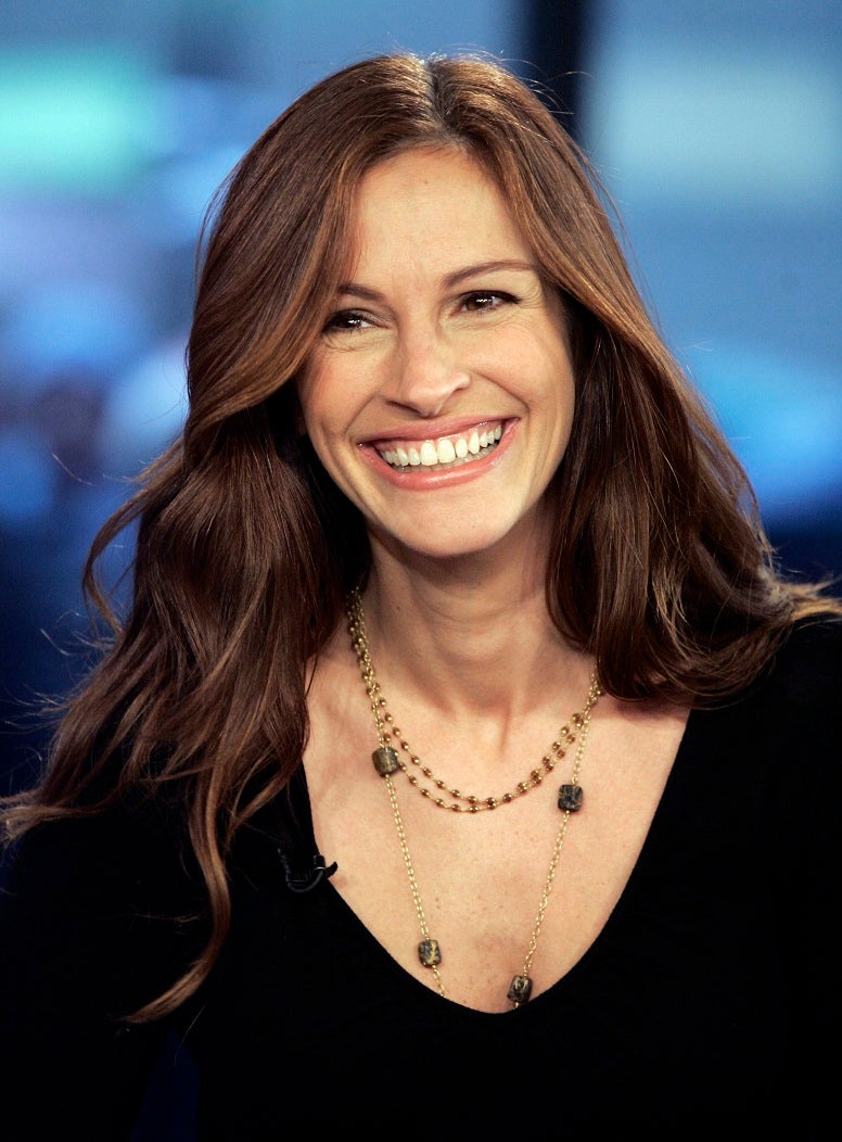 La melena larga también ha sido uno de los puntos fuertes de Julia Roberts.