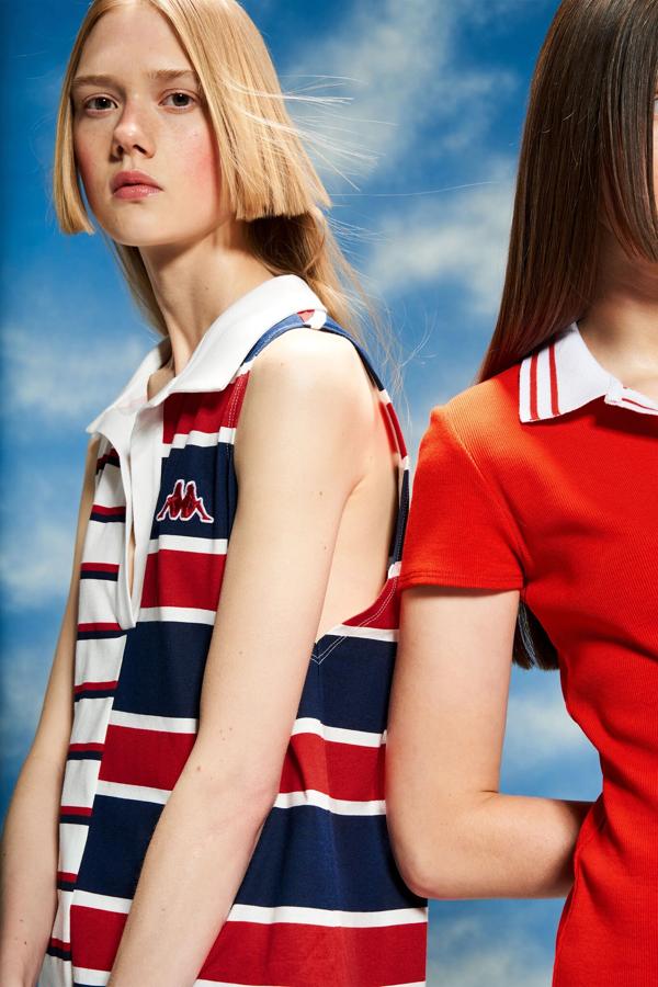 Vestido de rayas tipo polo sin mangas (25,95 euros).