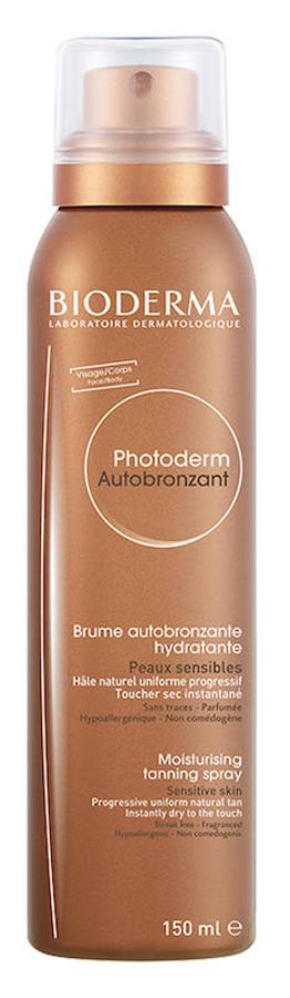 Si buscas un formato más ligero y de fácil aplicación, la bruma Photoderm Autobronzant es la solución. Con un difusor con distintas posiciones para una mejor aplicación, proporciona un bronceado uniforme con secado instantáneo. (19,95 euros).