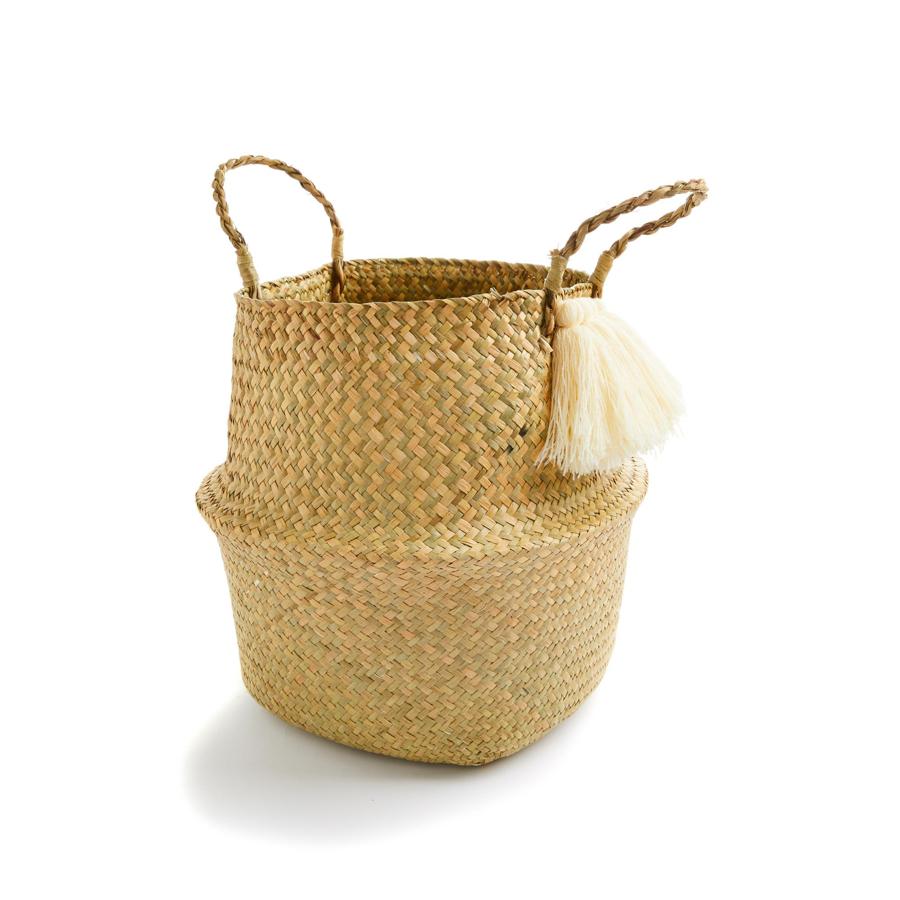 Las cestas aportan este toque natural necesario en todas las terrazas. Esta cesta grande y plegable de Primark Home cuesta 9 euros.