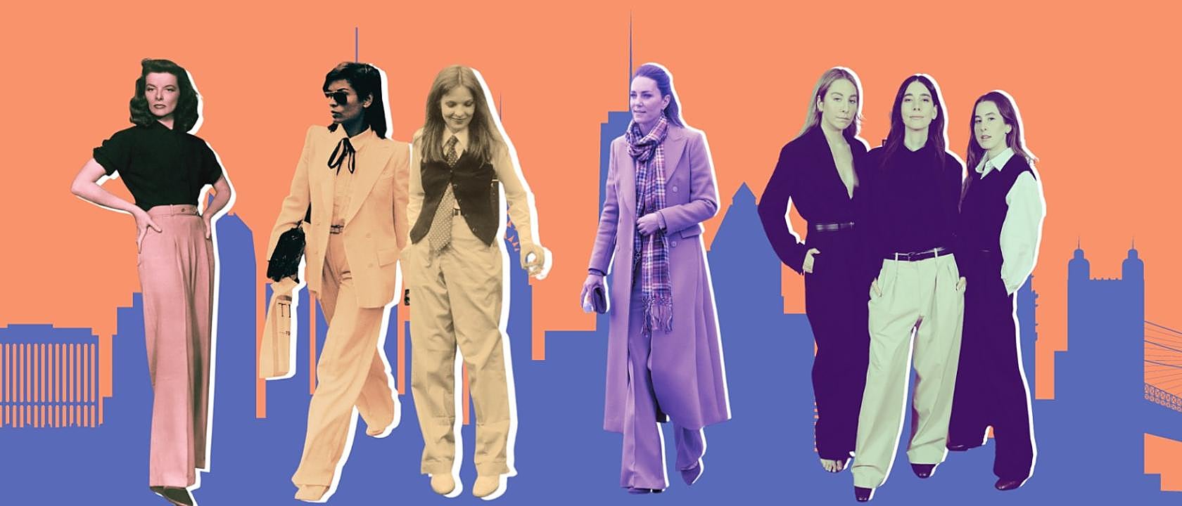 Los pantalones masculinos y anchos que llevó Annia Hall triunfan en la tendencia de verano