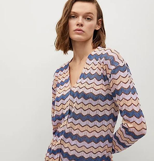 Cárdigan punto calado (39,99 euros).