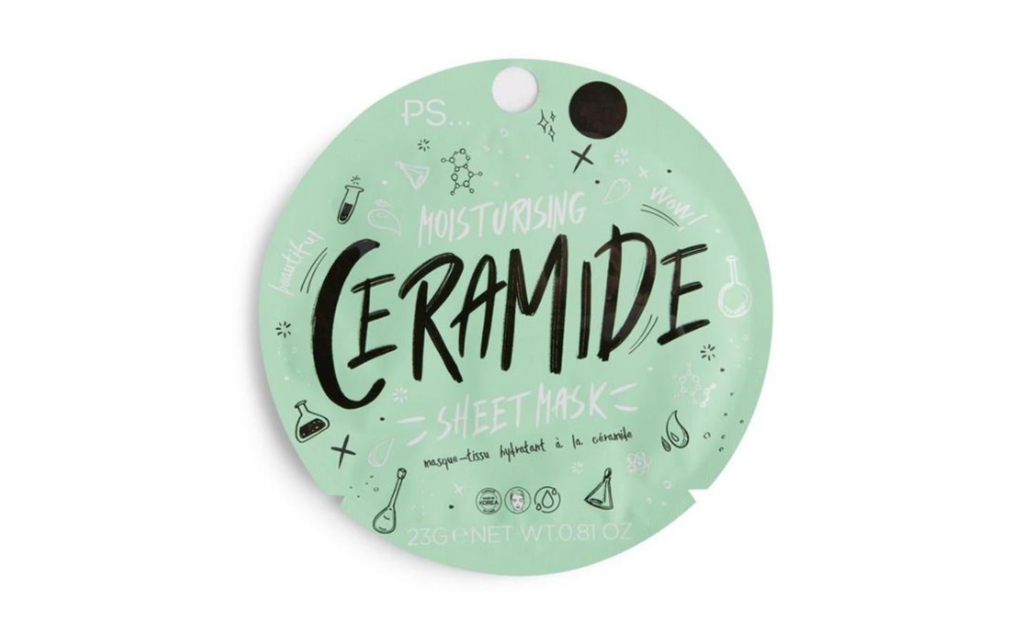 Ceramidas: Mascarilla facial hidratante con ceramida PS