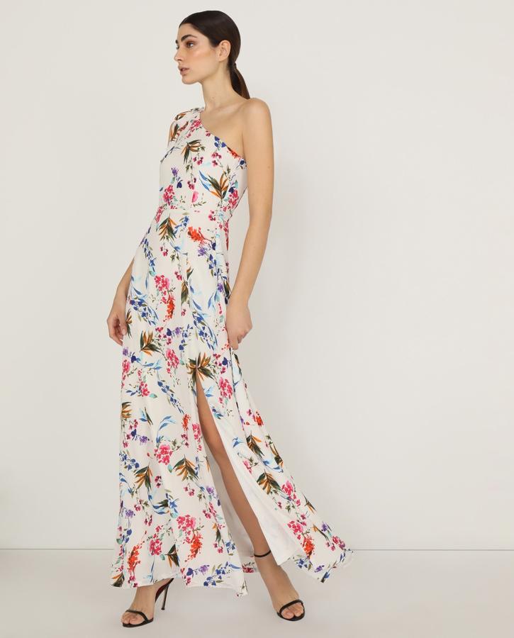 Vestido con estampado de flores de Fórmula Joven (40 euros) 