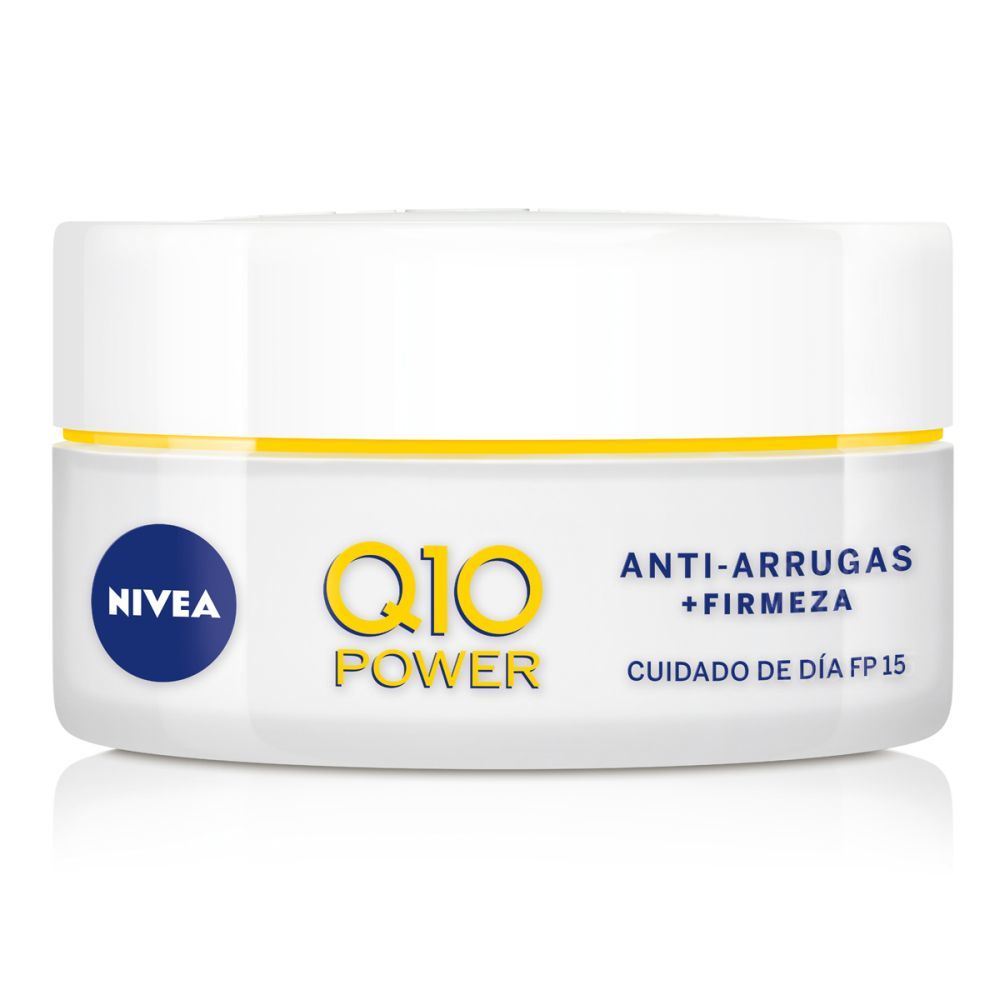 Crema antiedad de Nivea con Q10 y cretina. Su formulación aumenta los niveles de Q10 para la desaparición de las arrugas. 9,49€ 