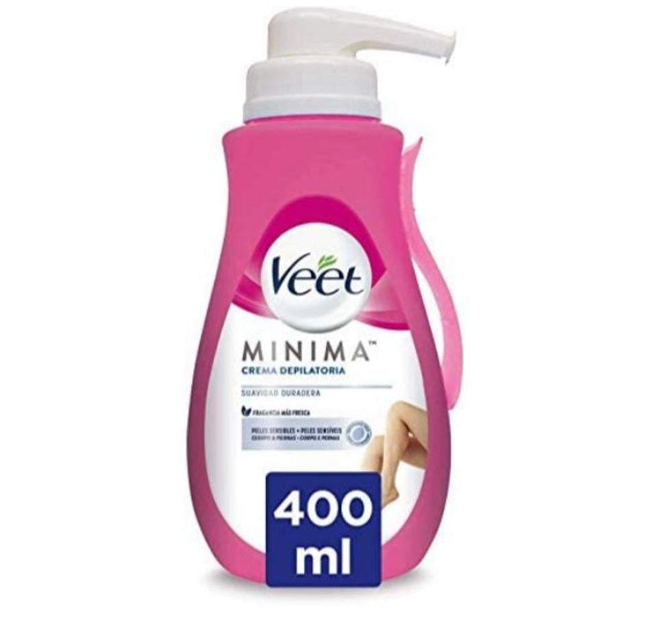 Veet Crema Depilatoria Corporal tiene una nueva fórmula con un 35% menos de químicos para un mayor cuidado de la piel, suavidad duradera y una fragancia agradable. Consigue eliminar el vello eficazmente y mantiene la piel hidratada hasta 24 horas ( 9,78 euros ).