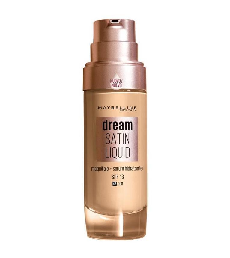 Para tener una base de maquillaje buena y económica, no hay que buscar mucho. Dream Satin Liquid de Maybelline es asequible para todos los bolsillos y eso no quiere decir que no sea de calidad, todo lo contrario. Sus efectos son inmediatos y duraderos. 8,50€ 