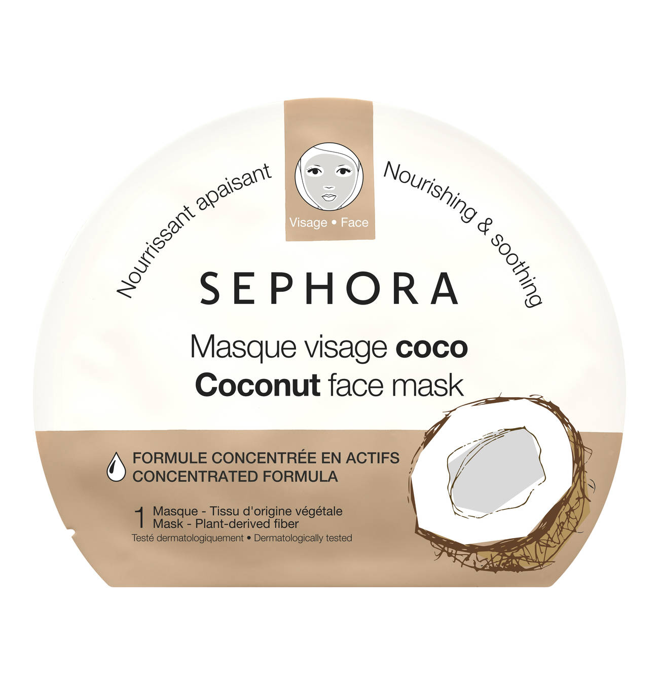 Mascarilla facial con ingredientes de origen natural. 4,99 euros