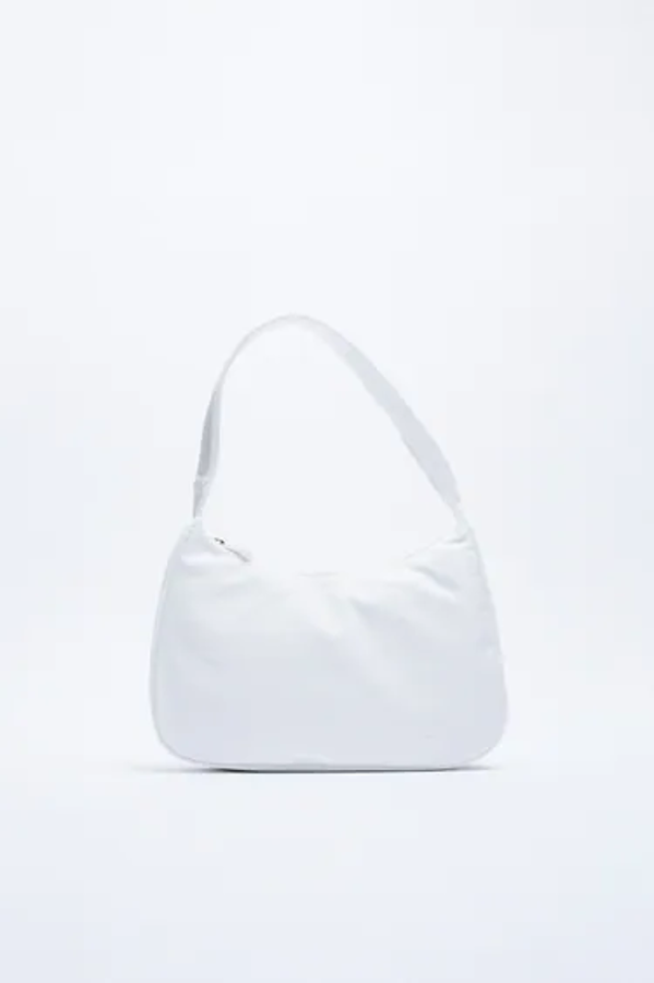 Bolso de nylon en blanco, colaboración con Lotto.